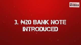 VIDEO: 10 modifications made on Nigeria's currency since 1960