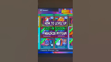 Easy way to level up fast in season1 on Nba2k26 MyTEAM! #2k #nba #2k26 #myteam #nba2k26 #xp #level