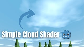 Simple sky shader with clouds Godot 4 tutorial