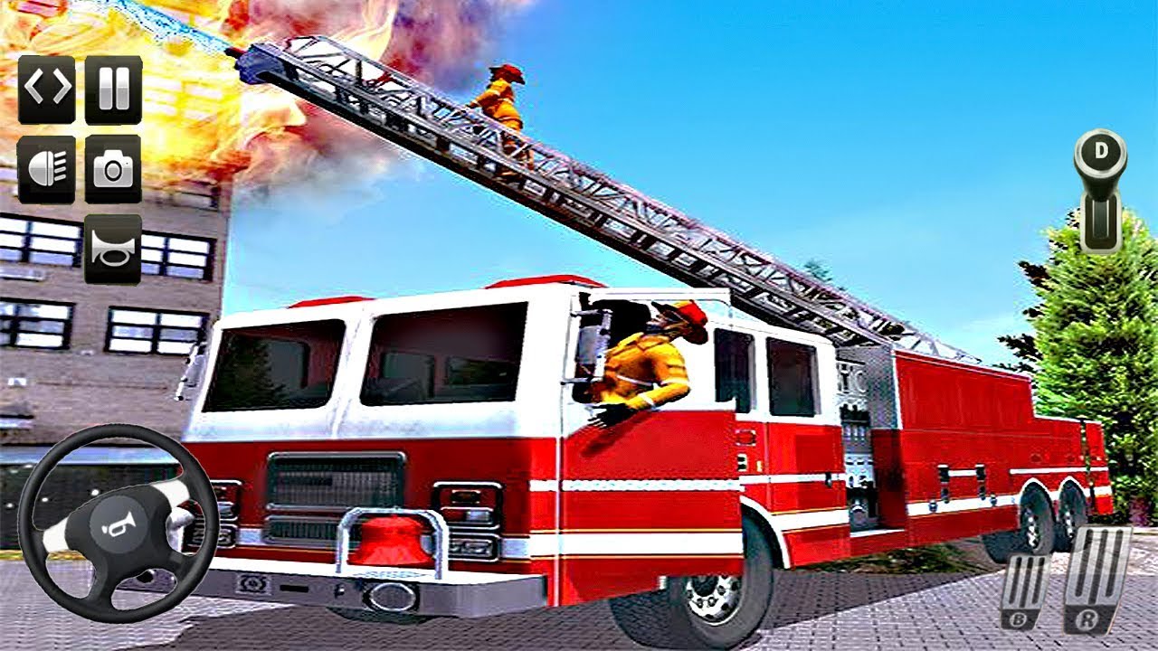 Fire Truck Fighting Simulator Games Mobil Mobilan Truk  