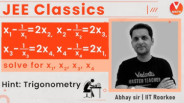 Toughest JEE Main Maths Question | JEE Classics | Vedantu Math | Abhay Mahajan Sir