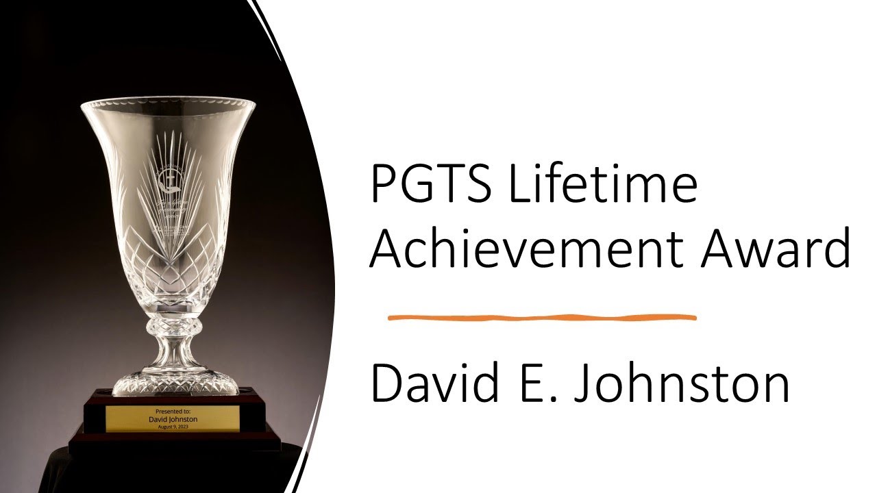 Pgts 2023 PGTS Lifetime Achievement Award Ceremony - YouTube