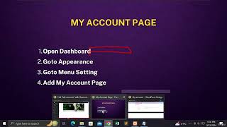 WordPress My Account Page with Free Elementor 2025