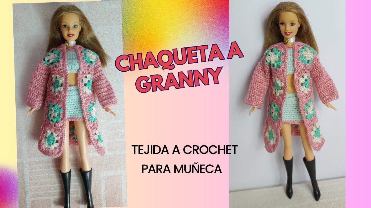 CHAQUETA A GRANNY PARA MUÑECA