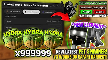 [🦒] NEW PET SPAWNER! 🦝 Grow a Garden 🌶️ Script! • No Key 🔥 *UNPATCHED* 🌈 100% Work ✅ - Anukul Hub V3