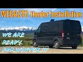 How to Install a Webasto Gas Heater -Our Promaster Adventure  #webasto #vanlife #promasterconversion