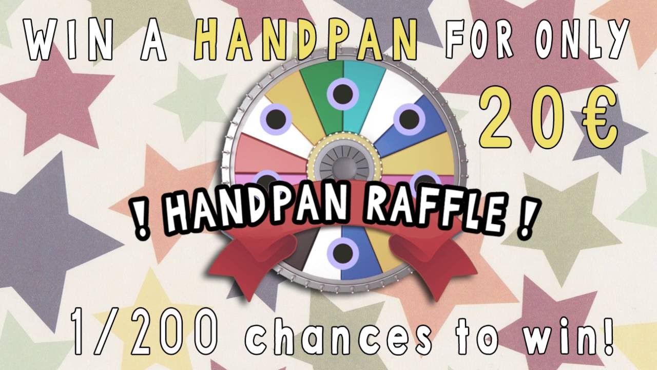 RAFFLE : 1 chance out of 200 to win a HANDPAN for only 20€