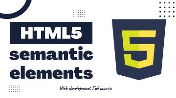 HTML5 semantic tags/element | html tutorial for beginners | Web development full course in bangla
