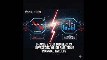 (Ai) Oracle AI Growth Targets - หุ้น Oracle ร่วงลง นักลงทุนกำลังพิจารณาเป้าหมายทางการเงินที่ท้าทาย