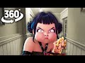 K-Pop Demon Huters ZOEY Chase You at Home!! | 360° VR Animation