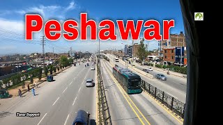 Peshawar Metro Bus City Tour In 50 Rupees| Pakistan BRTS| 2024