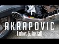 2019 HONDA CB650R Akrapovic Exhaust | Unboxing & Installation