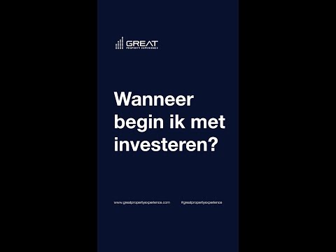 Wanneer begin ik met investeren? #shorts