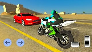 Super hero Motor Bike Racing Simulator 3D Fast Motorcycle Racer  Game Play - Bike Games For Android screenshot 2