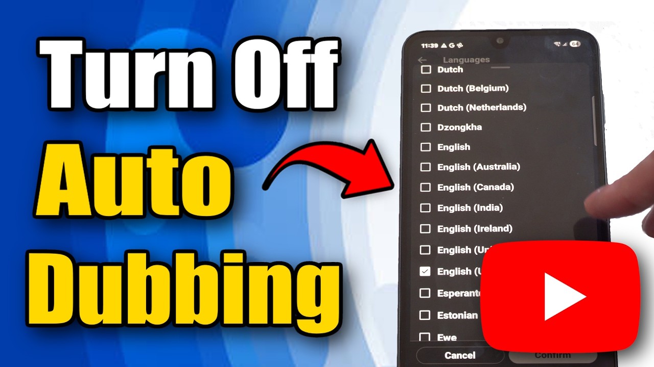 How to Turn OFF Auto Dubbing on YouTube Mobile Video (Android, Samsung ...