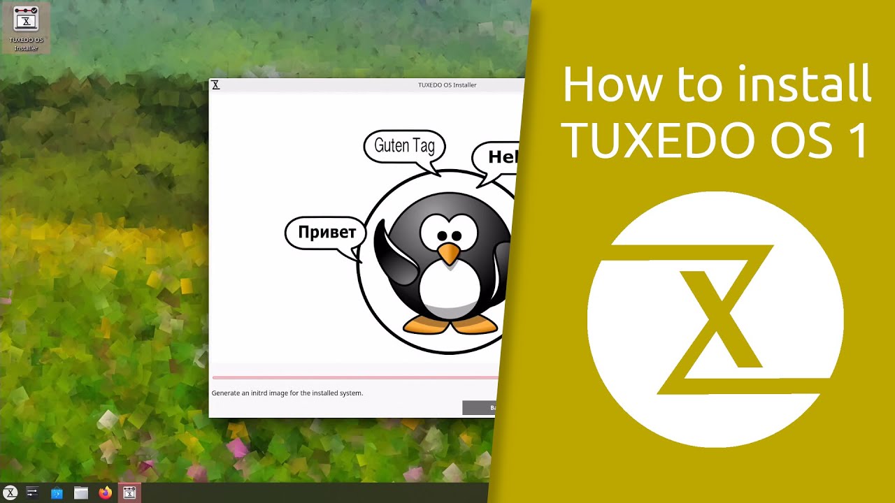 How to install TUXEDO OS 1 - YouTube