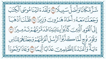 سورة الفرقان من ختمة السور للقراء" أحمد اسكينيد - إبراهيم ونيس - نجيب القبائلي" مدينة أجدابيا.
