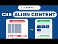 CSS Flexbox Align-Items Not Working? Fix It Fast 🔧