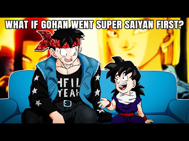 Is there a reason for why Gohan was changed from going Super