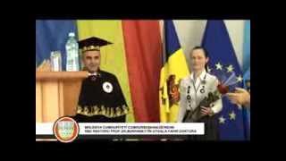 Rektörümüz Prof. Dr. Burhanettin Uysala Moldova Hurbaşkanlığından Fahri Doktora Ünvanı Verildi