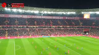 eskişehir'de oyanan Türkiye -moldova maçı 4 0