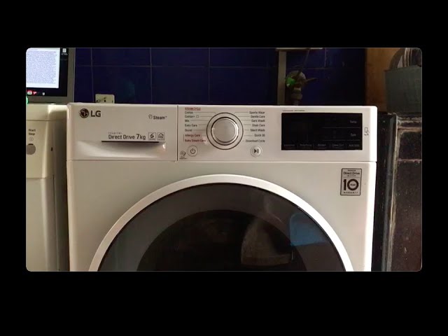 Lave-linge LG Direct Drive 12kg Réf:F24953WHS - Vidéo Dailymotion