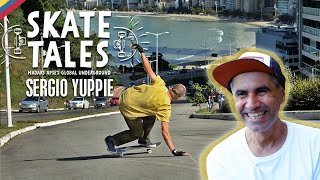 How To Bomb Hills With Brazil's Sergio Yuppie | SKATE TALES Ep 2