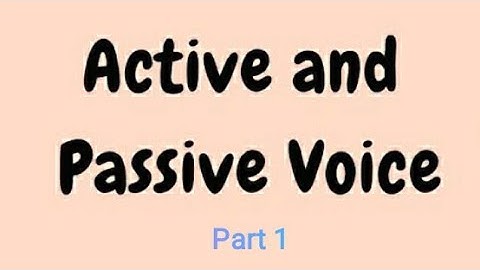 The New Grammar Tree Book Class 5 | Active and Passive Voice