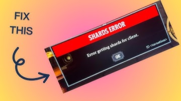 How to Fix “Shards error” Nightingale