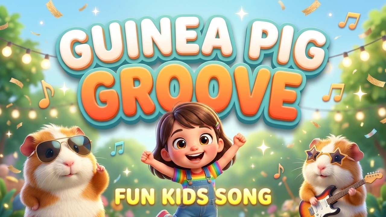 Guinea Pig Groove 🐹🎉 | Fun Kids Dance Party Song