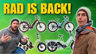 We Check Out Rad Power Bikes NEW 2024 Models! New RadWagon 5, RadExpand 5 Plus, and Radsters