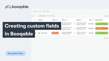 Creating custom fields in Booqable