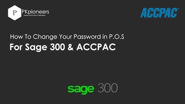 How to change POS password