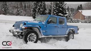 Jeep Gladiator Snow test: here's why you need good winter tires!
