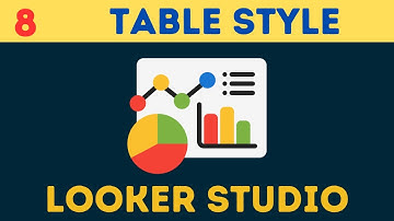 Table Formatting - Modify Table Style in Looker Studio