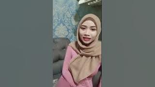 New jilbab cikya , paduan hijab coklat baju pink