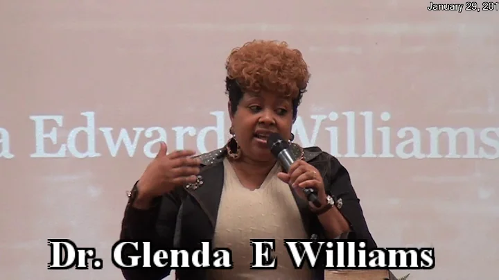 Sermon by. Dr. Glenda E Williams (Don't Be Dismaye...