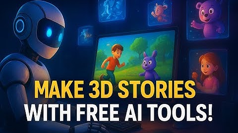 Create 3D Animation Stories with AI — 100% Free Tools Tutorial