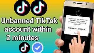 How To Fix Your TikTok Account was permanently Banned | Recover Your TikTok Ban Account