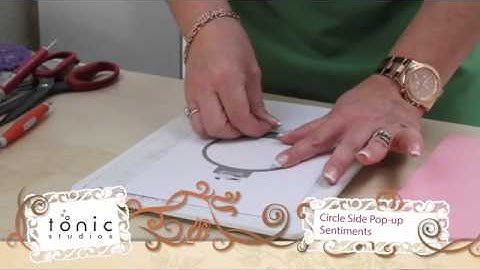 Tonic Tutorial - Jode Johnson - How to Create a Circle Sentiments Side Stepper Pop Up