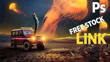Jellyfish World Photoshop Manipulation Tutorial | Free Stock Link