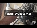 Yanmar 3YM30 Service Oil Fuel Filters and a Broken Impeller (Ep.52) | Sailing ARGO
