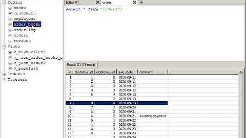 How to use references in sqlite-gui