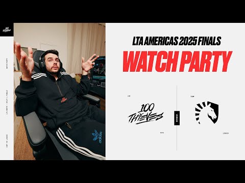 🔴LIVE - 100 THIEVES vs TEAM LIQUID - 2025 LTA AMERICA FINALS WATCH PARTY
