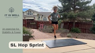 Single Leg Hopping Sprint - Running Drill and Warm Up