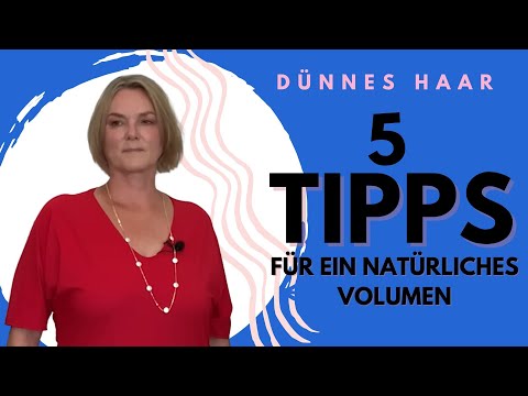 Video: Dünnes Haar dicker aussehen lassen – wikiHow