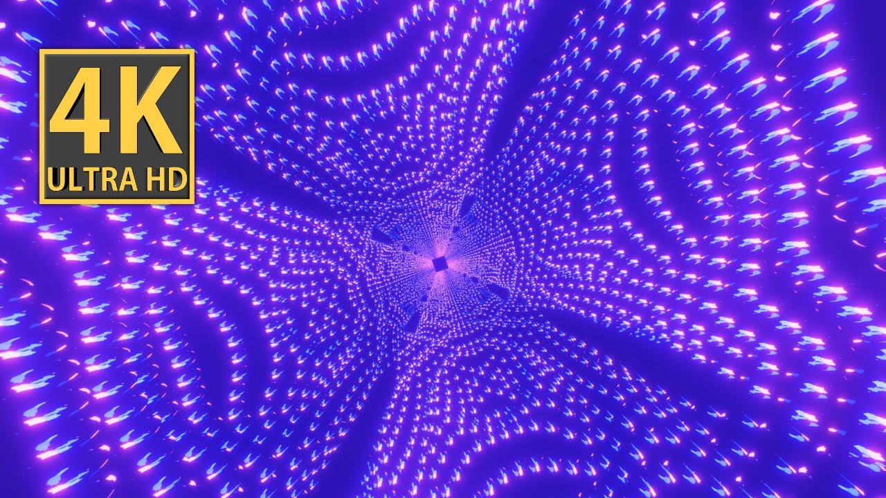 Abstract Background Video 4k Screensaver TV 10 h VJ LOOP NEON Pink Blue ...