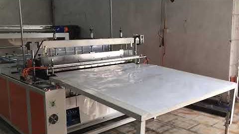fly knife bottom sealing bag making machine