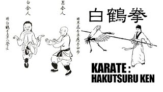 糸東流において高段者だけが学べた幻の拳法！『秘伝！白鶴拳 』One of the Origins of Karate HAKUTSUken transmitted in the Shitoryu
