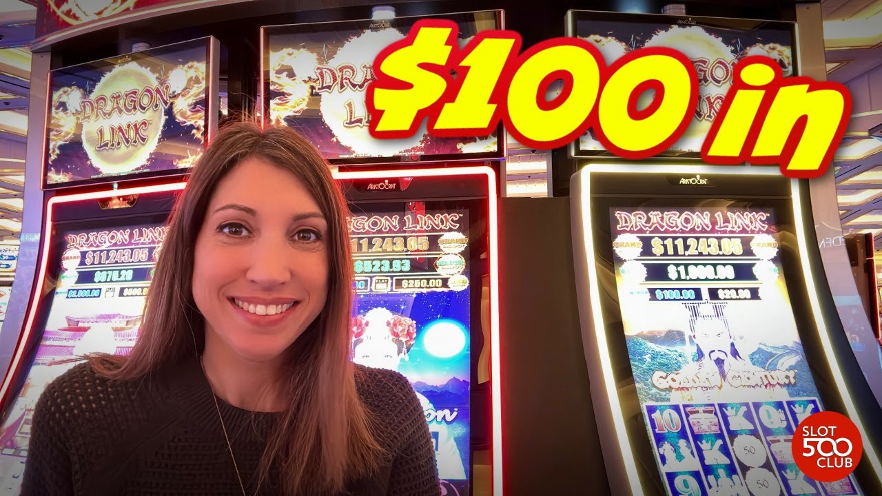 I Put $100 into Dragon Link Slot Machine at Silver Slipper Casino 